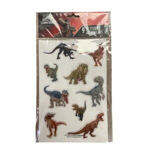 Dinosaurs 3D Stickers  Stegosaurus Triceratops Brontosaurus Rex Jurassic World